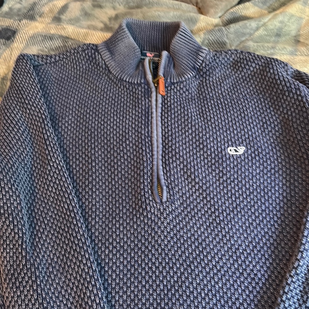 Vineyard Vines 3/4 zip sweater